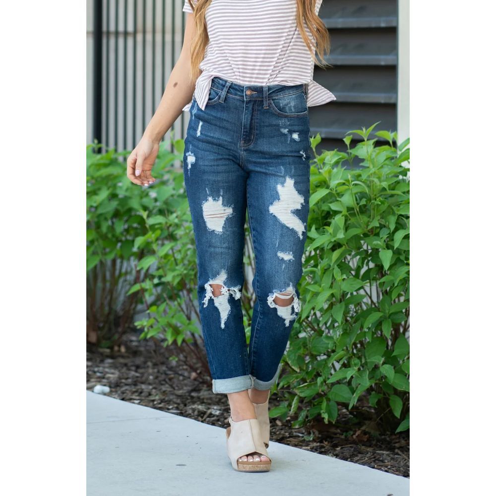 Judy Blue 24W Boyfriend NWT jeans